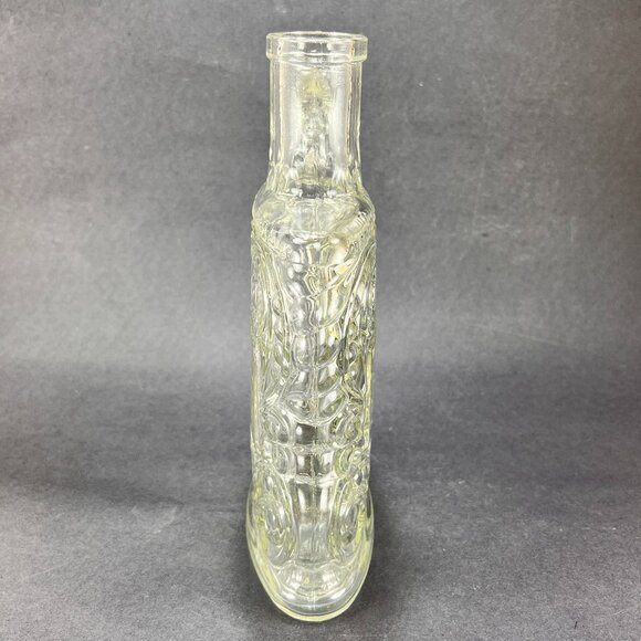 VTG Old Forester KY Whiskey Bottle Decanter Kimble Glass Co Embossed Swirls 50's - Picture 2 of 16